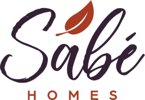 Sabé Homes Logo with red accent
